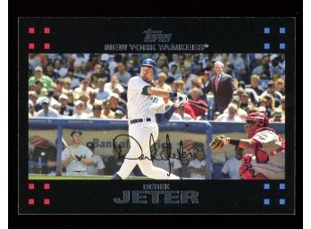 2007 Topps Baseball Derek Jeter #40 New York Yankees HOF