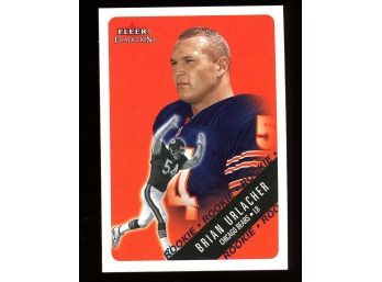 2000 Fleer Tradition Football Brian Urlacher Rookie Card #309 Chicago Bears RC HOF