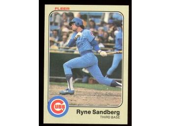 1983 Fleer Ryne Sandberg #507 RC Chicago Cubs