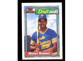 1992 Topps #156 Manny Ramirez RC Cleveland Indians Rookie