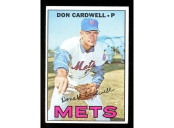 1967 Topps #555 Don Cardwell New York Mets
