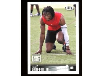 2012 Sage HIIT Robert Griffin III Rookie Card #47 Washington Redskins RC