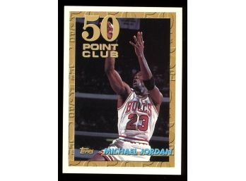 1993 Topps Basketball Michael Jordan 50 Point Club #64 Chicago Bulls HOF