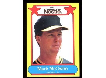 1988 MLBPA Mark McGuire #10 Of 44