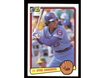 1983 Donruss Baseball Ryne Sandberg Rookie Card #277 Chicago Cubs Vintage RC HOF