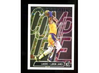 2019-20 Donruss LeBron James #16 Complete Players Insert LA Lakers