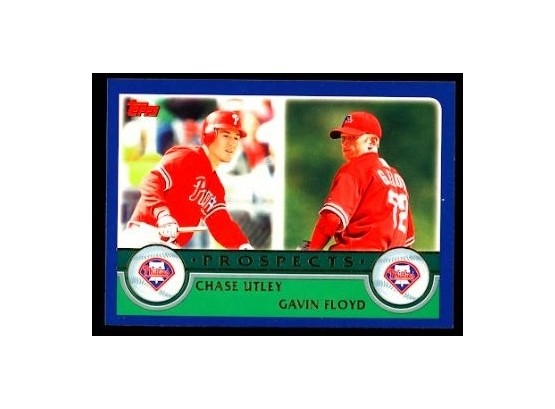 2003 Topps Chase Utley/ Gavin FLoyd Rookie Prospects #6572