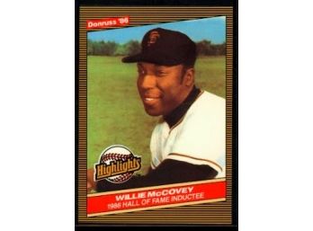 1986 Donruss Highlights Willie McCovey