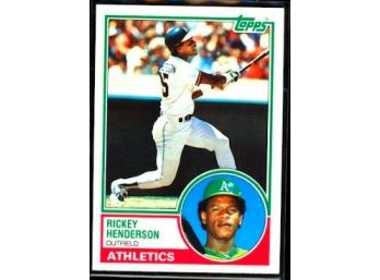 1983 Topps Ricky Henderson