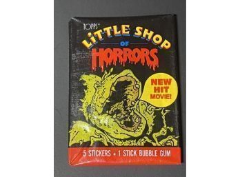 1986 Topps Little Shop Of Horrors Trading Card Wax Pack