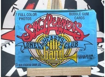 1978 Donruss Sgt. Peppers Lonely Heart Club Band Trading Card Wax Pack Factory Sealed ~ Beatles