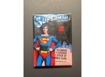 1978 Topps Superman The Movie Unopened Factory Sealed Wax Pack