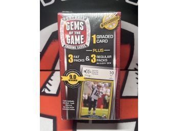 2015 GEMS OF THE GAME ~ Guaranteed Mystery BOX ~ 1 Slab  3 Fat Packs  3 Regular Packs
