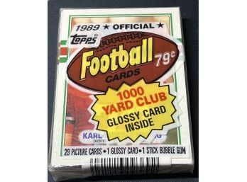 1989 Topps Football Cello Pack Factory Sealed Unopened