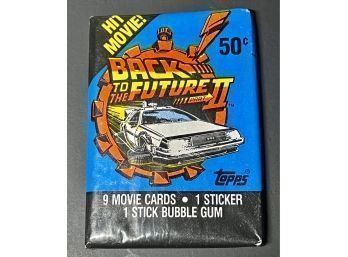 1989 Topps Back To The Future 2 Trading Card Wax Pack