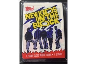 1989 Topps New Kids On The Block Series One Trading Card Wax Pack