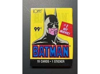 1989 Topps Batman The Movie Trading Cards Sealed Pack