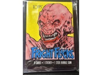 1988 Topps Fright Flicks Trading Cards Wax Pack ~ Alien