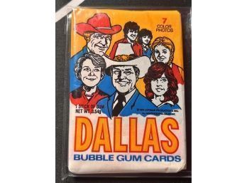 1981 Donruss DALLAS Trading Cards Wax Pack
