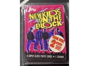 1990 New Kids On The Block Series 2 Trading Cards Wax Pack