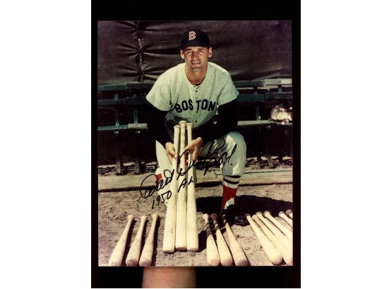 Walt Dropo 8X10 AUTOGRAPHED PHOTO Boston Red Sox Inscribed '1950 A.L ROY'