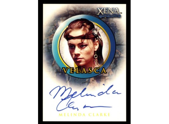 Xena Warrior Princess Autographed Card ~ Melinda Clarke As Velasca