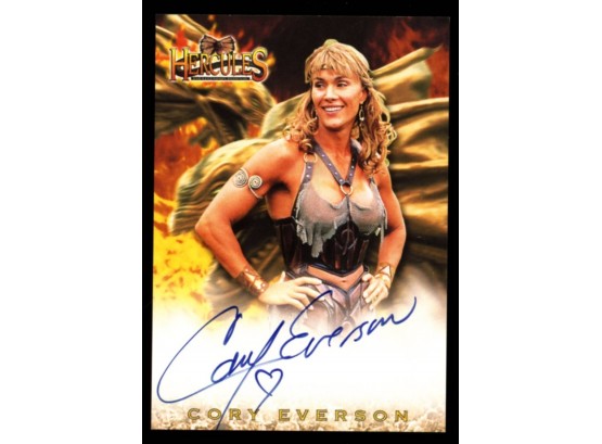 Hercules Autographed Card ~ Atalanta Signed Cory Everson