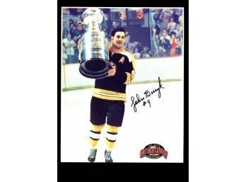 Johnny Bucyk AUTOGRAPHED 8X10 PHOTO SIGNED ~ BOSTON BRUINS