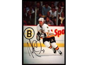 Boston Bruins ~ John Carter Signed 1988 Postcard ~ On Card Auto