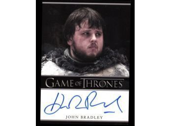 2012 Game Of Thrones John Bradley Auto