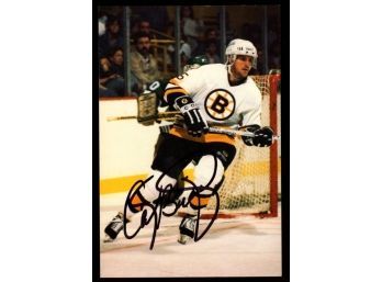 Boston Bruins ~ Andy Brickley Signed 1988 Postcard ~ On Card Auto