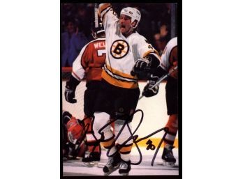Boston Bruins ~ Bob Sweeney Signed 1988 Postcard ~ On Card Auto