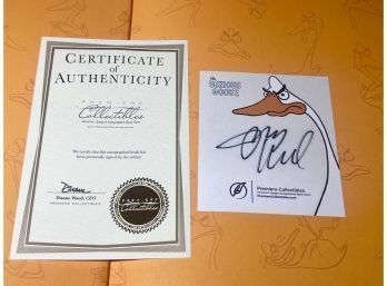 Jimmy Kimmel - The Serious Goose Book Autographed With Certificate Of Authenticity