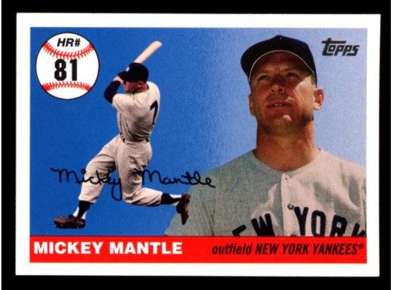 2006 Topps Micky Mantle HR #81