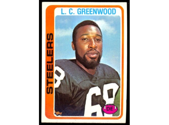 1978 Topps Football LC Greenwood #145 Pittsburgh Steelers