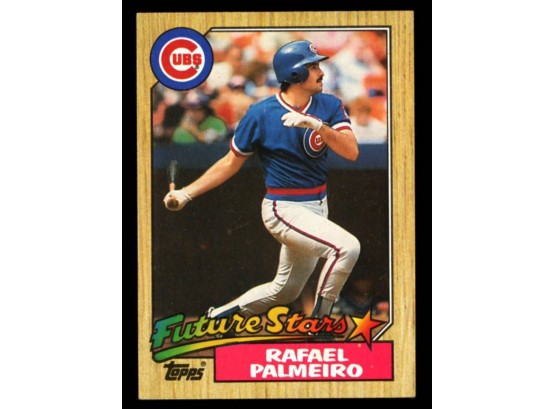1987 Topps Baseball #637 Rafael Palmeiro Rookie