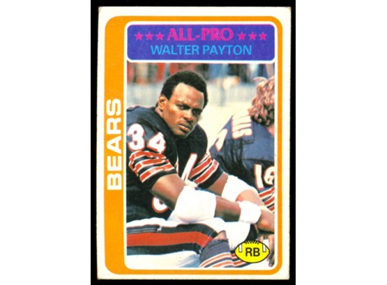 1978 Topps Football Walter Payton All-pro #200 Chicago Bears HOF