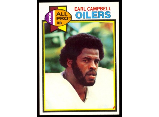 1979 Topps Football Earl Campbell All-pro Rookie Card #390 Houston Oilers RC HOF