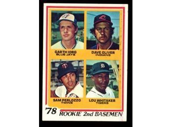 1979 Topps Baseball #704 Rookie 2nd Baseman - Iorg / Oliver / Perlozzo  Lou Whitaker