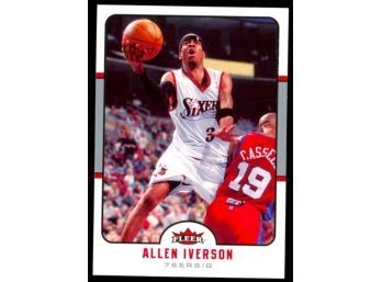 2006 Fleer Basketball Allen Iverson #147 Philadelphia 76ers HOF