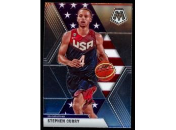 2019-20 Mosaic Basketball Stephen Curry Team USA #260 Golden State Warriors