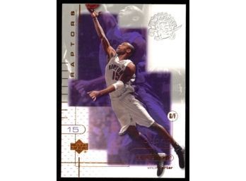 2001 Upper Deck Ovation Basketball Vince Carter #82 Toronto Raptors HOF