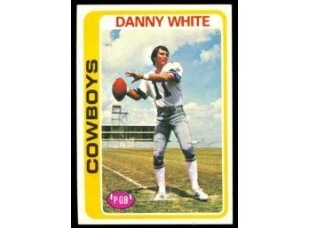 1978 Topps Football Danny White #24 Dallas Cowboys
