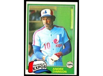 1981 Topps Baseball Andre Dawson #125 Montreal Expos HOF