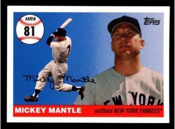 2006 Topps Micky Mantle HR #81