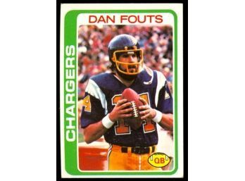 1978 Topps Football Dan Fouts #499 San Diego Chargers