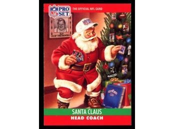 1990 Pro Set Football Santa Claus - Head Coach