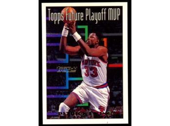 1993-94 Topps Gold Basketball Patrick Ewing Future Playoff MVP #200 New York Knicks HOF