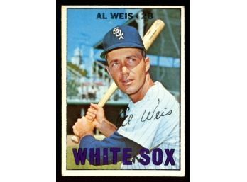1967 Topps Baseball #556 Al Weis ~ White Sox