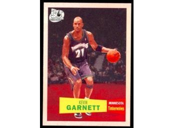 2007 Topps Basketball Kevin Garnett 50th Anniversary #20 Minnesota Timberwolves HOF